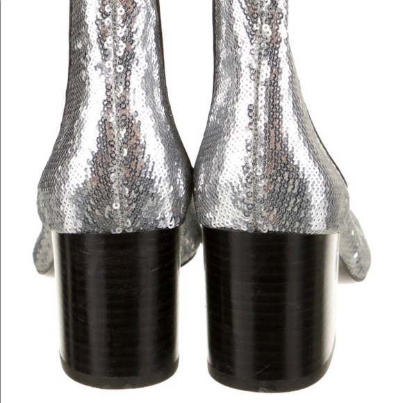 Dvf Silver Go go booties - Picture 3 of 5